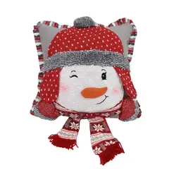 GENERICO - Funda Cojin Navideño diseño Muñeco de Nieve