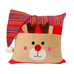 GENERICO - Funda Cojin Navideño diseño Reno