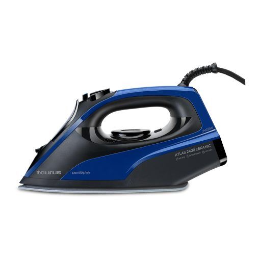 Plancha a Vapor Base Ceramica ATLAS 2400 Azul