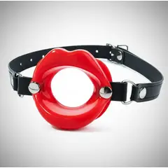 DR PINKY - Mordaza Labios Rojos Bondage Bdsm de Silicona Médica