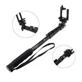 GENERICO - Tripode Palo Selfie Stick Bluetooth Grande 1.25 MT Camara y Go Pro