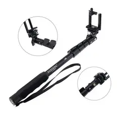 GENERICO - Tripode Palo Selfie Stick Bluetooth Grande 1.25 MT Camara y Go Pro