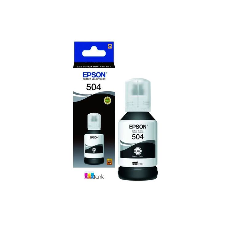 Botella de Tinta T504 Negro