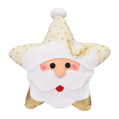GENERICO - Cojin Navideño Estrella 50x50cm Papa Noel