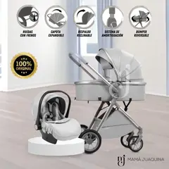 KIDDO - Coche Moisés de Lujo «CLOUIS» Edición Limitada Gray