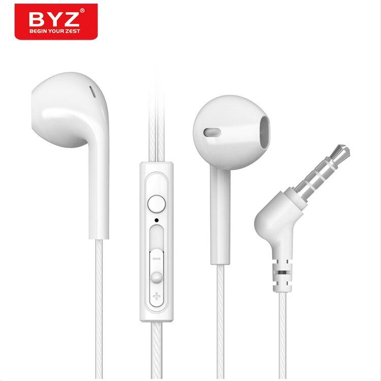 Audífonos BYZ SE386A con Micrófono Blanco