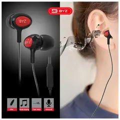 GENERICO - Audífonos BYZ SE383A con Micrófono Negro