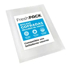 GENERICO - Bolsas Gofradas Sellado al Vacío 30x30 Cm 100 Und