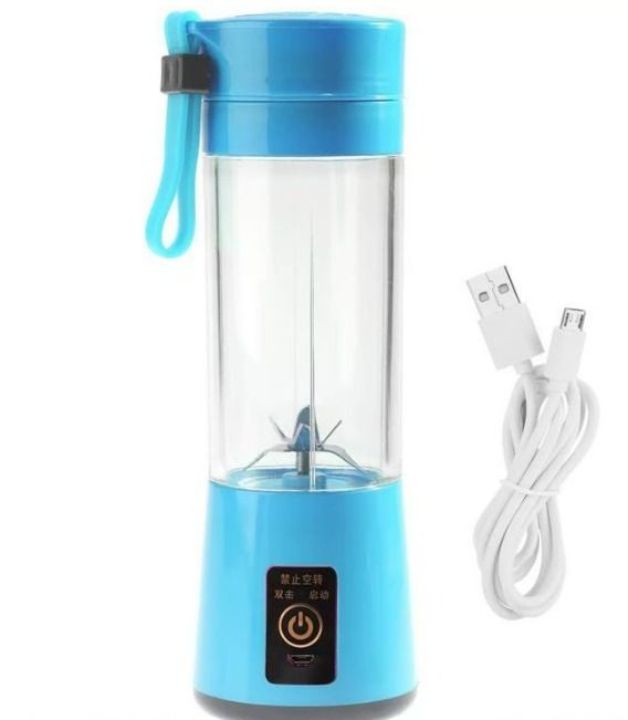 Mini Vaso Licuadora Portátil Usb Recargable 6asp celeste