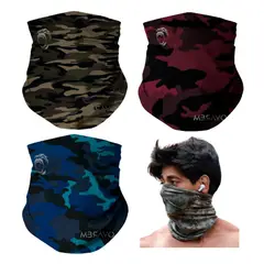 GENERICO - Pack x3 Cuellera Bandana PB03 Deportiva Antialergica Para Deporte