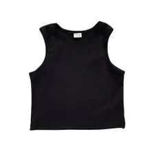 RED CARROT - Top nina sin mangas algodon negro