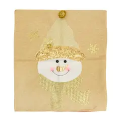 GENERICO - Fundas de Sillas Navideñas diseño Muñeco de Nieve