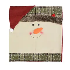 GENERICO - Fundas de Sillas Navideñas diseño Muñeco de Nieve