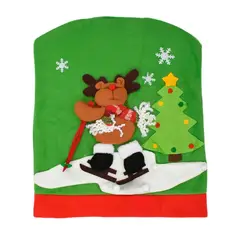 GENERICO - Fundas de Sillas Navideñas diseño Reno