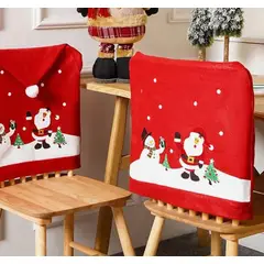 GENERICO - Fundas de Sillas Navideñas diseño gorrito