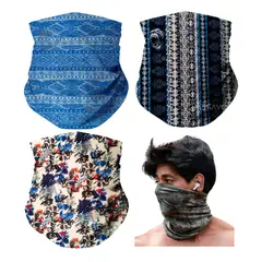 GENERICO - Pack x3 Cuellera Bandana PB24 Deportiva Antialergica Para Deporte