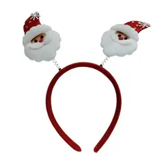 GENERICO - DIADEMAS VINCHA LAZO NAVIDEÑO DOCENA