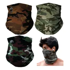 GENERICO - Pack x3 Cuellera Bandana PB29 Deportiva Antialergica Para Deporte