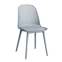 DECORPLAS - Silla para comedor Cartagena color Celeste