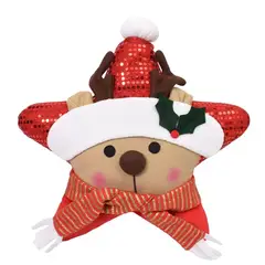 GENERICO - Cojin Navideño Estrella 50x50cm Reno