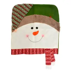 GENERICO - Fundas de Sillas Navideñas diseño Muñeco de Nieve