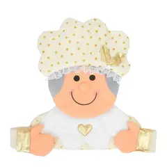 GENERICO - Fundas de Sillas Navideñas diseño Mama Noela