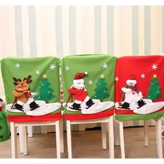 GENERICO - Fundas de Sillas Navideñas