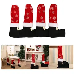 GENERICO - NAVIDAD BOTINES DE SILLA 4PZS 40X21CM