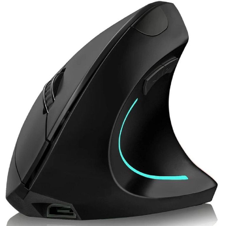 Mouse inalambrico recargable Ergonomico Vertical 2.4Ghz, USB 3.0