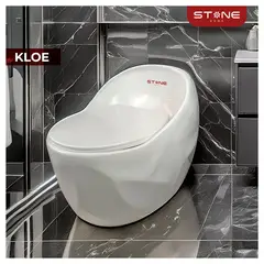 STONE - INODORO ONE PIECE MINIMALISTA REDONDO KLOE BLANCO-STONE