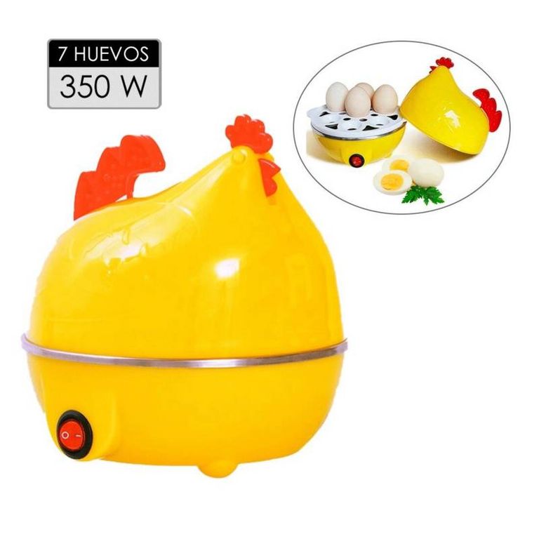 Hervidor Eléctrico Modelo Gallina Para 7 Huevos