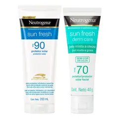 NEUTROGENA - Combo Protector Facial Fps 70 + Corporal Fps 90