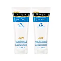 NEUTROGENA - Pack X2 Sun Fresh Bloqueador Solar Fps 70 200 Ml