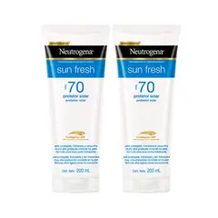 NEUTROGENA - Pack X2 Sun Fresh Bloqueador Solar Fps 70 200 Ml