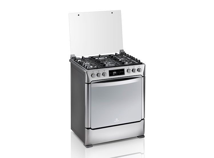 COCINA A GAS MONTECARLO ZAFIRO 5 QUEMADORES 30" CROMA