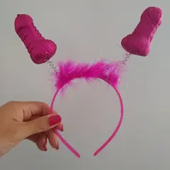 GENERICO - Set x 6 vinchas divertidas despedida de soltera team bride