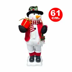 BIG GER - ADORNO NAVIDAD MUSICAL MUÑECO DE NIEVE