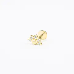 NATHALIE BIRD - PIERCING MEDIA LUNA 5MM GOLD