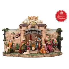 SANTINI - NACIMIENTO CON ESTABLO MUSICAL - 10.238 (028-490415)