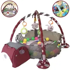 BABY - Gimnasio de Bebe Didáctico 3 en 1 con Pelotas Osito