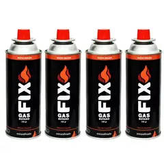 FIX - 4 Gas Butano Ultra Refinado valvula universal cocinillas flameador