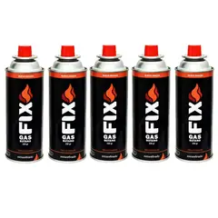 FIX - 5 Gas Butano Ultra Refinado valvula universal cocinillas flameador