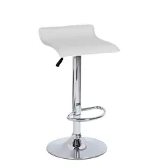 DECORPLAS - Banco de Bar Giratorio Blanco Valencia