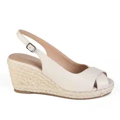 STHEF - SANDALIA MUJER CASUAL OFF WHITE 8047
