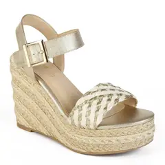 STHEF - SANDALIA MUJER CASUAL DORADO 8048