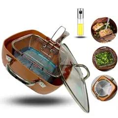 GENERICO - SARTEN CUADRADA COPPER PAN PREMIUM