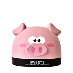 GENERICO - Caja de Pañuelos Tissue Box Kawaii - Cerdito Rosado