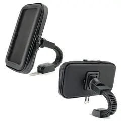 GENERICO - Soporte Universal para Teléfono para Moto o Bicicleta con Cargador USB