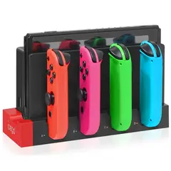 GENERICO - Estación De Carga Compatible Con Joycon Nintendo Switch