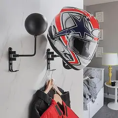 GENERICO - Soporte de Casco GRIS Mate